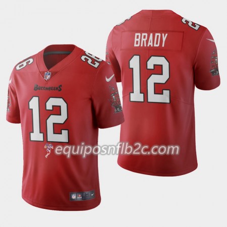 Camiseta Hombre NFL Tampa Bay Buccaneers Tom Brady 12 Nike Rojo 2020 Camiseta Hombre NFL Tampa Bay Buccaneers Tom Brady 12 Nike Rojo 2020